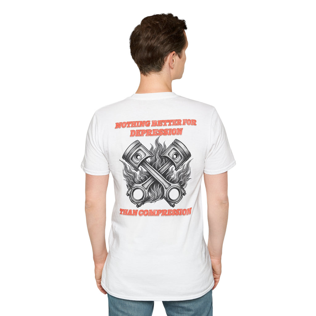 Nothing better for depression than compression Softstyle T-Shirt