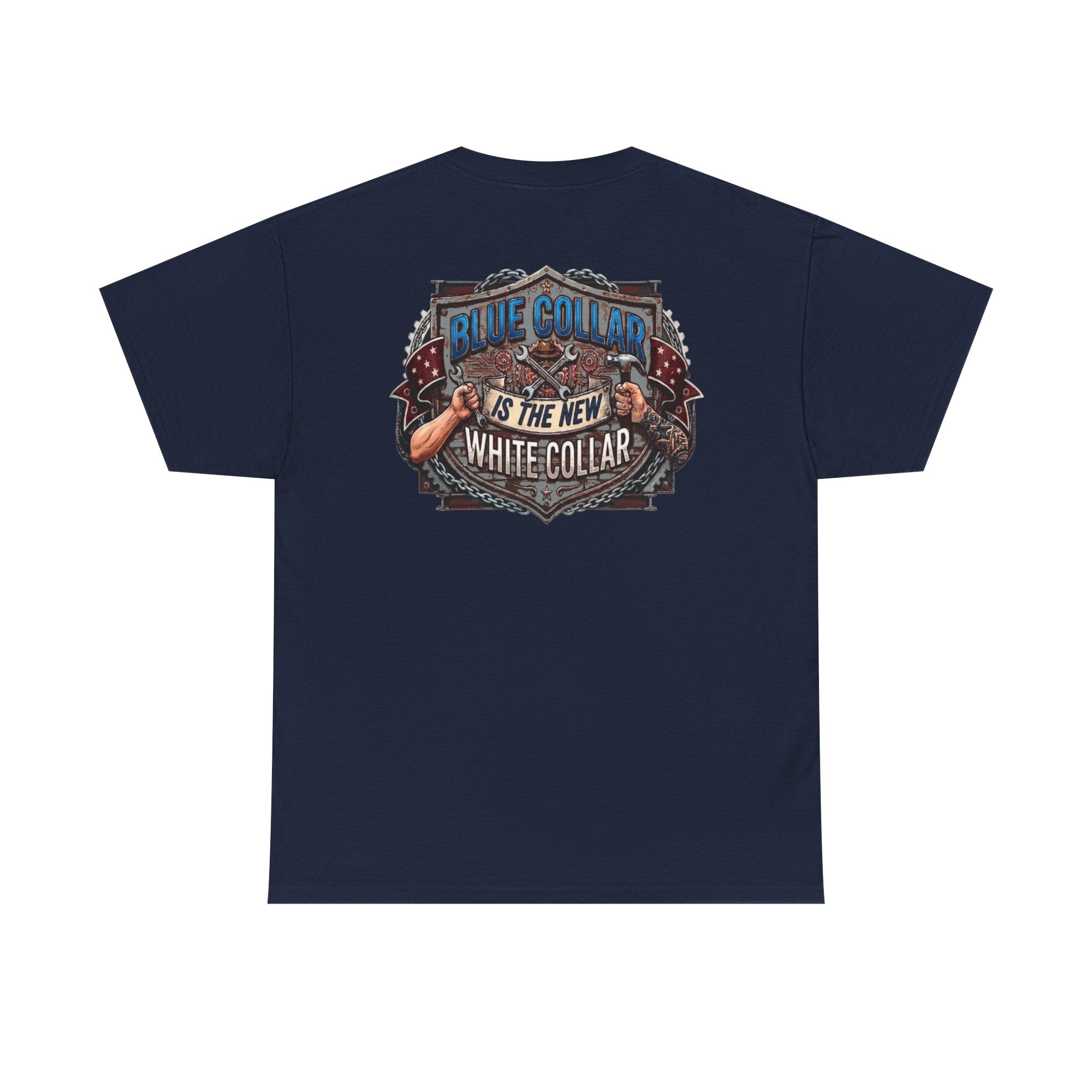 Blue Collar Is the New White Collar T-Shirt – Vintage Workwear Graphic Tee