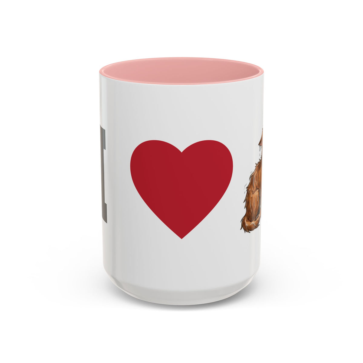 Coffee Mug — I Love Cats Heart Design (Accent 11oz or 15oz)