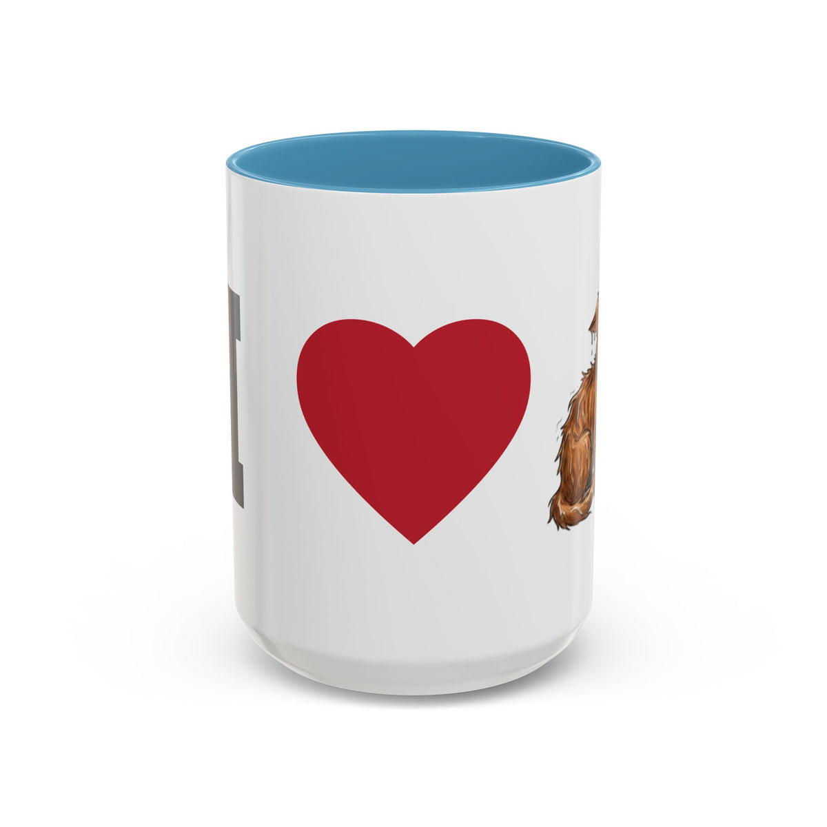 Coffee Mug — I Love Cats Heart Design (Accent 11oz or 15oz)
