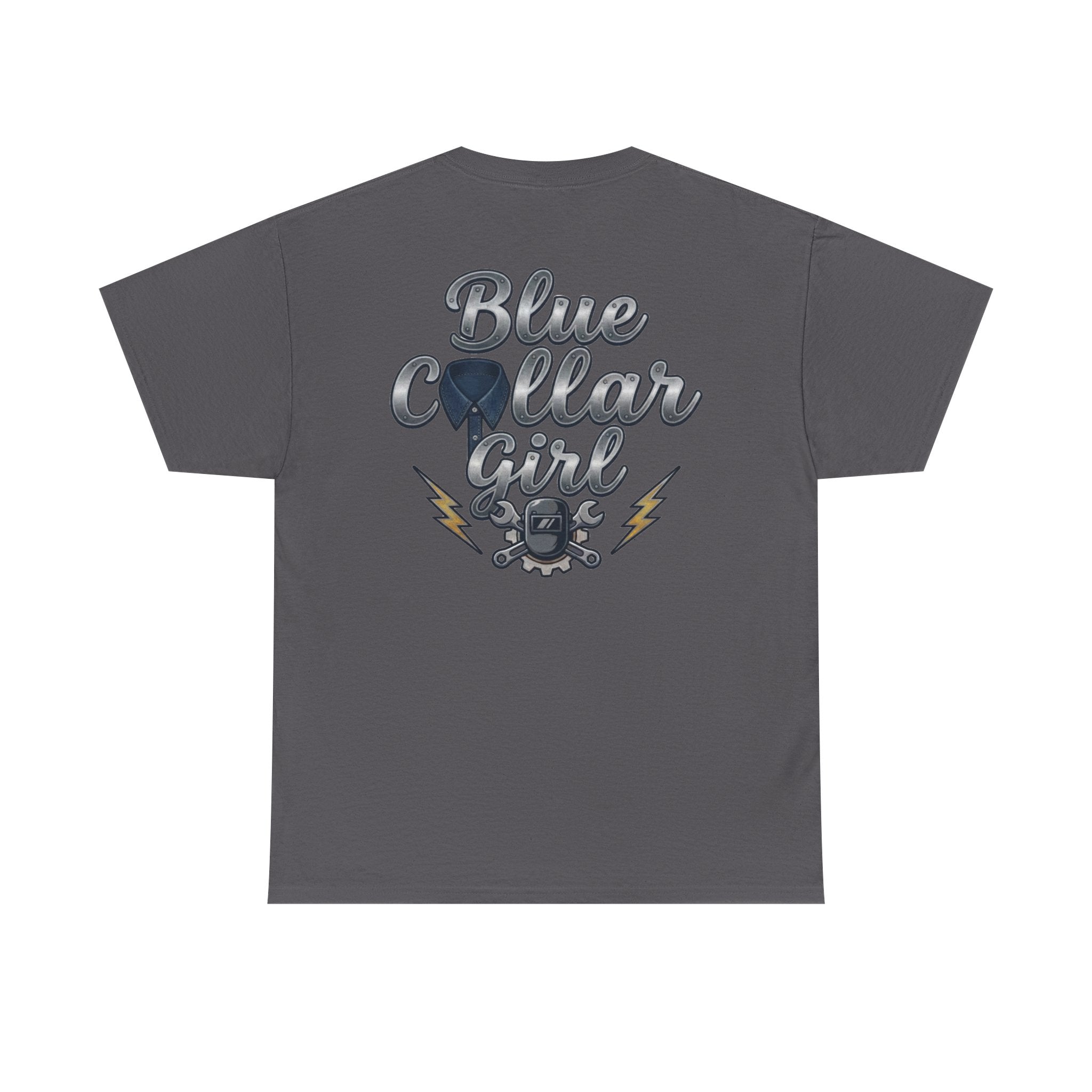 Blue Collar Girl T-Shirt — Vintage Mechanic Workwear Tee
