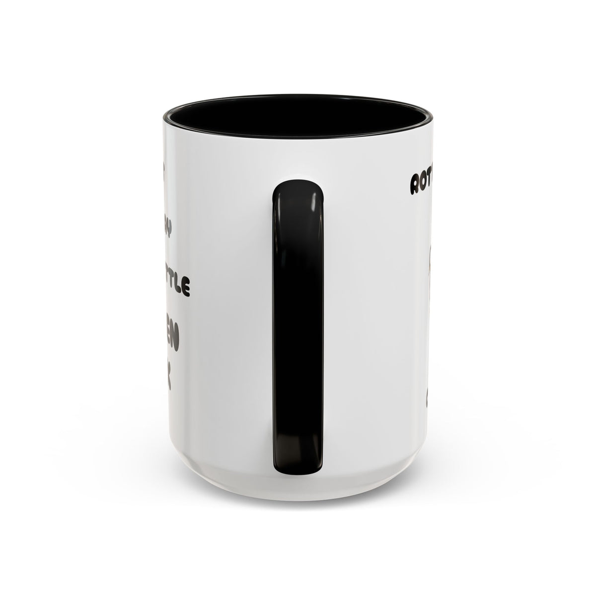 Funny Novelty Coffee Mug — “Start Your Day With A Little Rotten Cock” Accent Mug