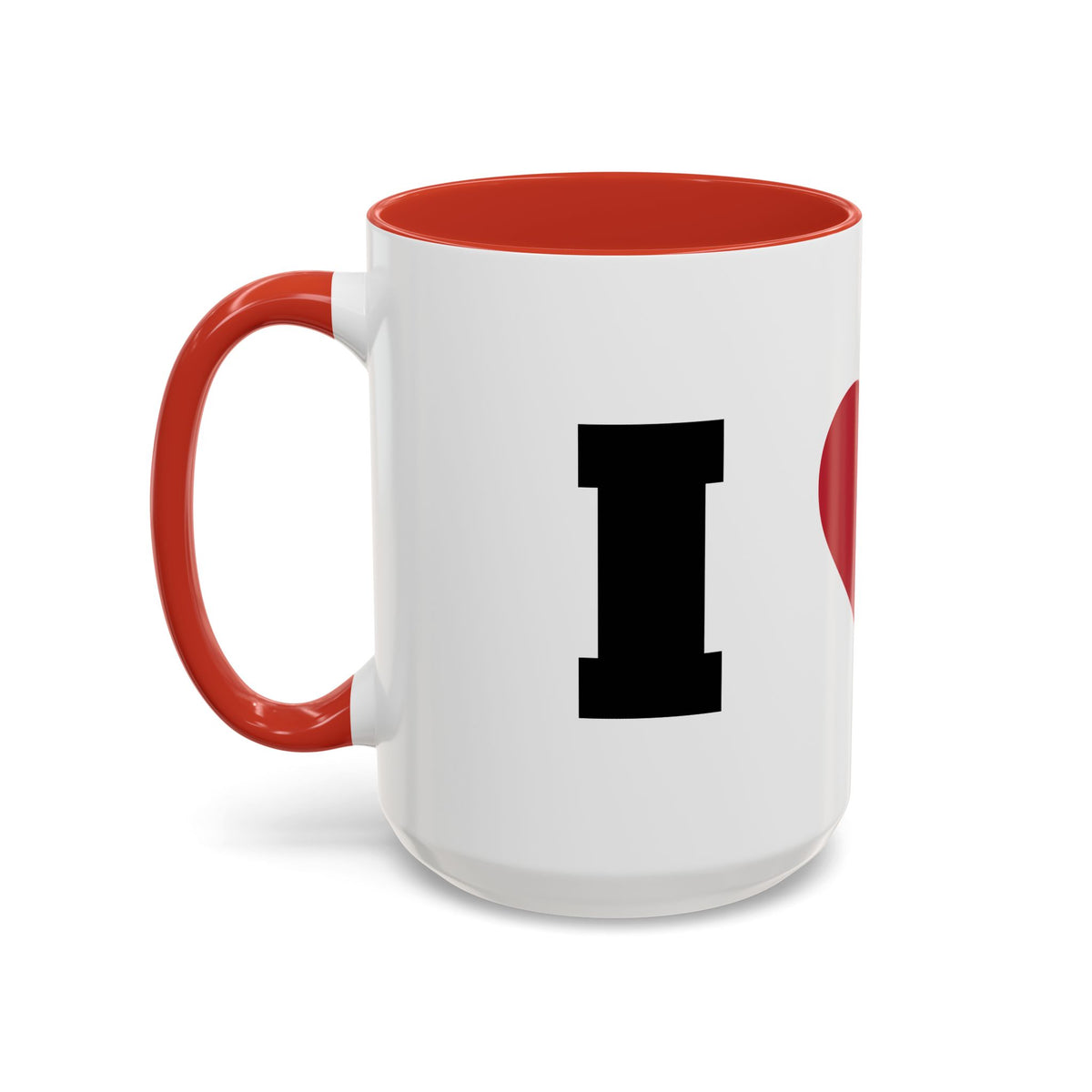 Coffee Mug — I Love Cats Heart Design (Accent 11oz or 15oz)