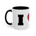 Coffee Mug — I Love Cats Heart Design (Accent 11oz)