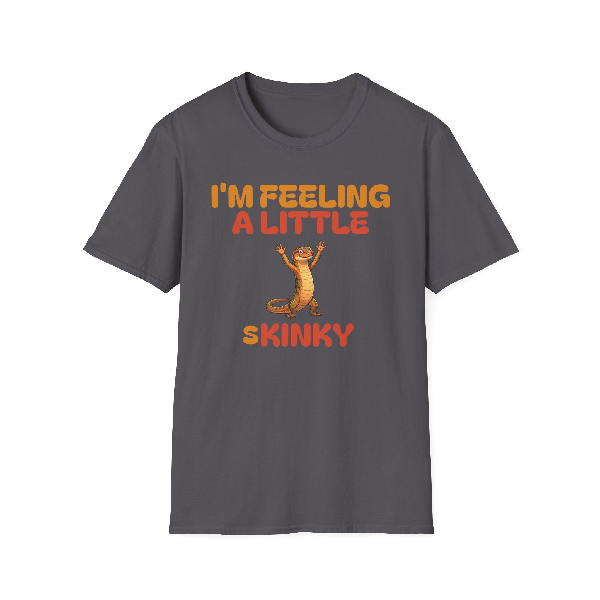 T-Shirt — "I'm Feeling A Little Skinky" Retro Cartoon Snake Graphic Tee