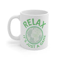 Mug — Relax It's Just a Game Coffee Mug (Green Earth Logo)