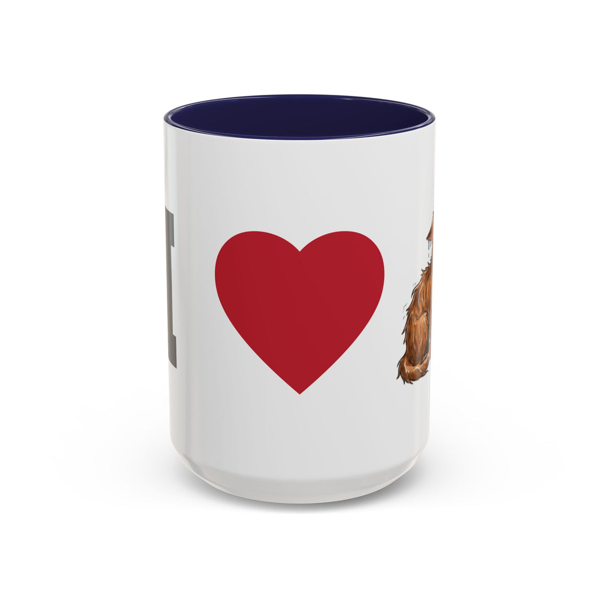 Coffee Mug — I Love Cats Heart Design (Accent 11oz or 15oz)
