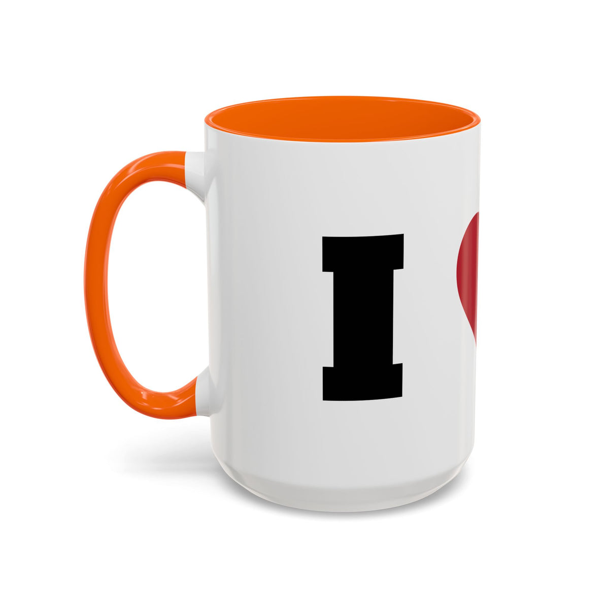 Coffee Mug — I Love Cats Heart Design (Accent 11oz or 15oz)