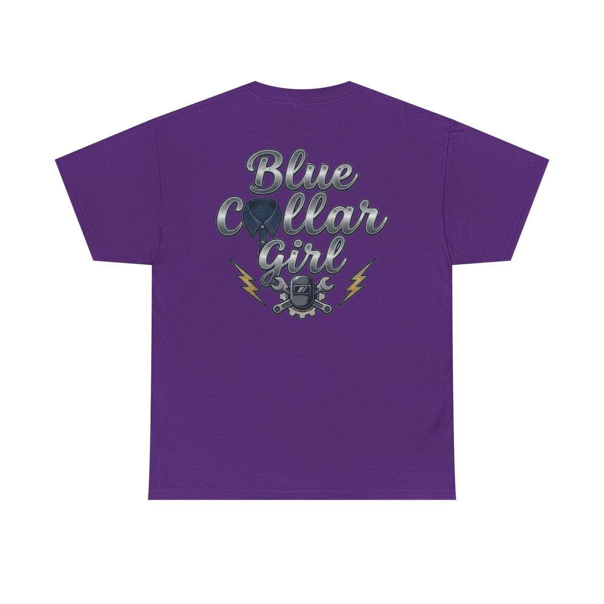 Blue Collar Girl T-Shirt — Vintage Mechanic Workwear Tee