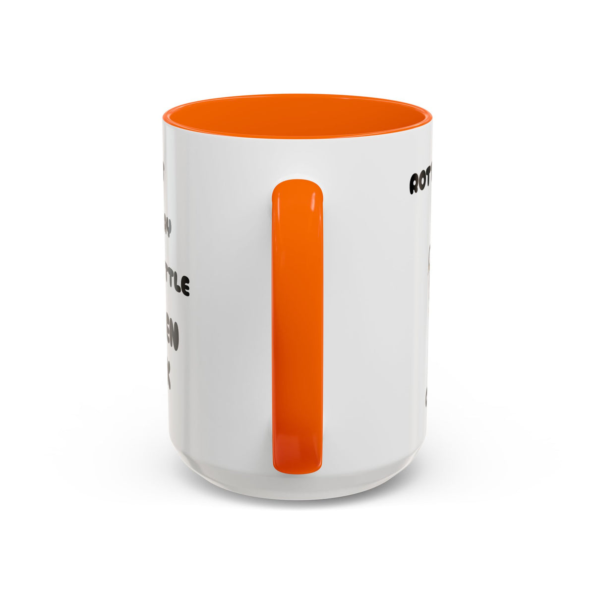 Funny Novelty Coffee Mug — “Start Your Day With A Little Rotten Cock” Accent Mug