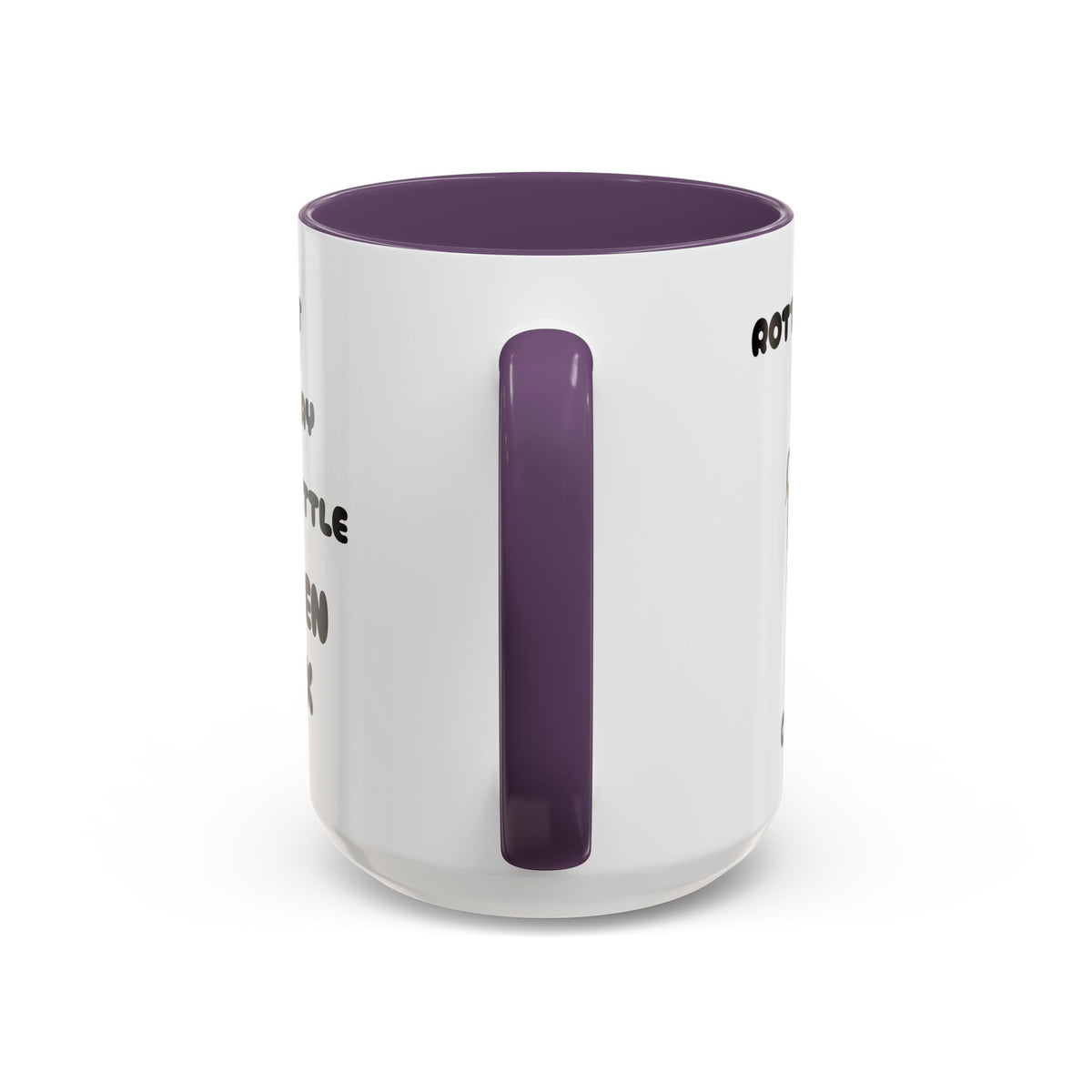 Funny Novelty Coffee Mug — “Start Your Day With A Little Rotten Cock” Accent Mug