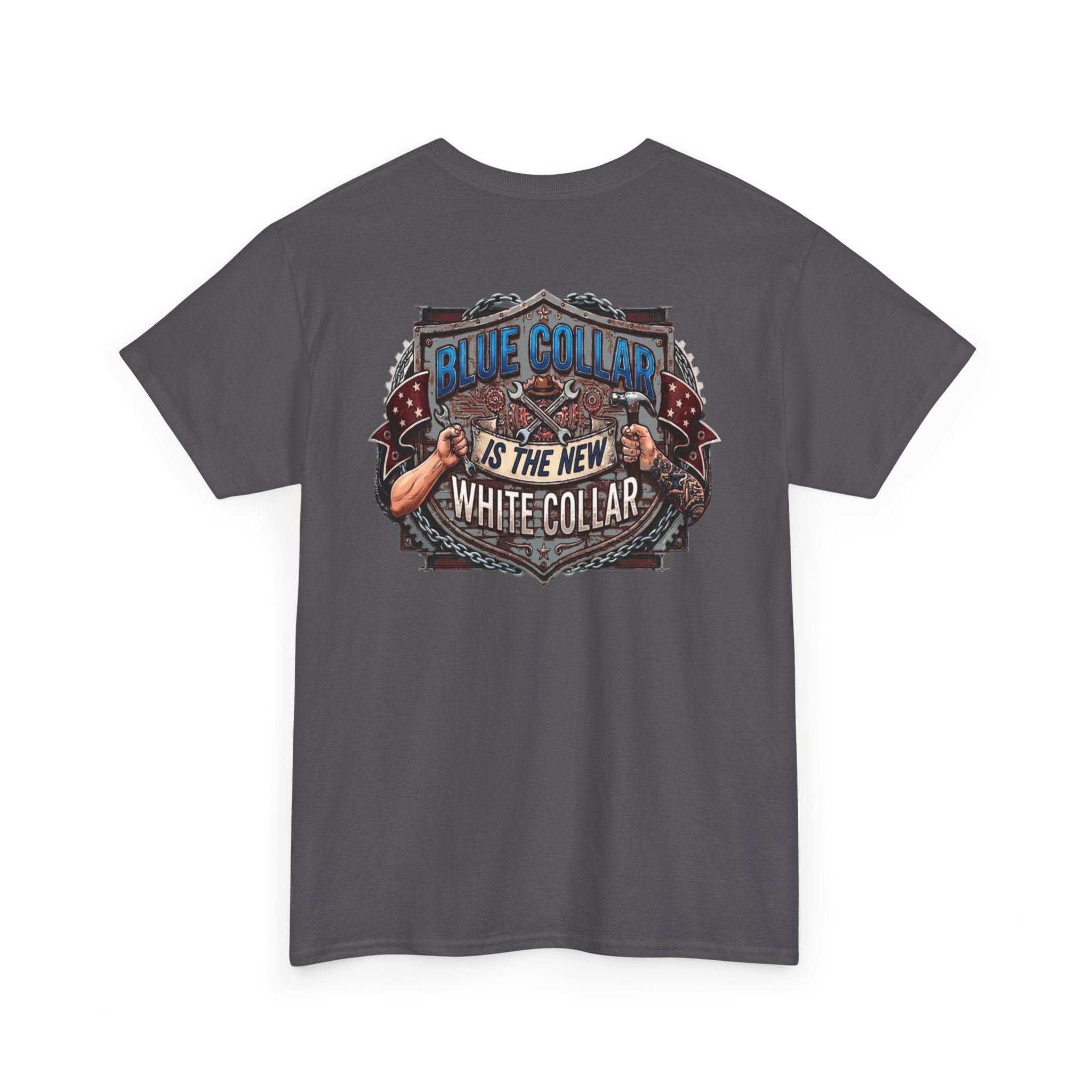 Blue Collar Is the New White Collar T-Shirt – Vintage Workwear Graphic Tee