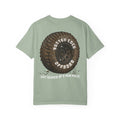 Rotten Cock Offroad Garment-Dyed T-Shirt — Offroad Tire Back Print with Jester Chest Logo