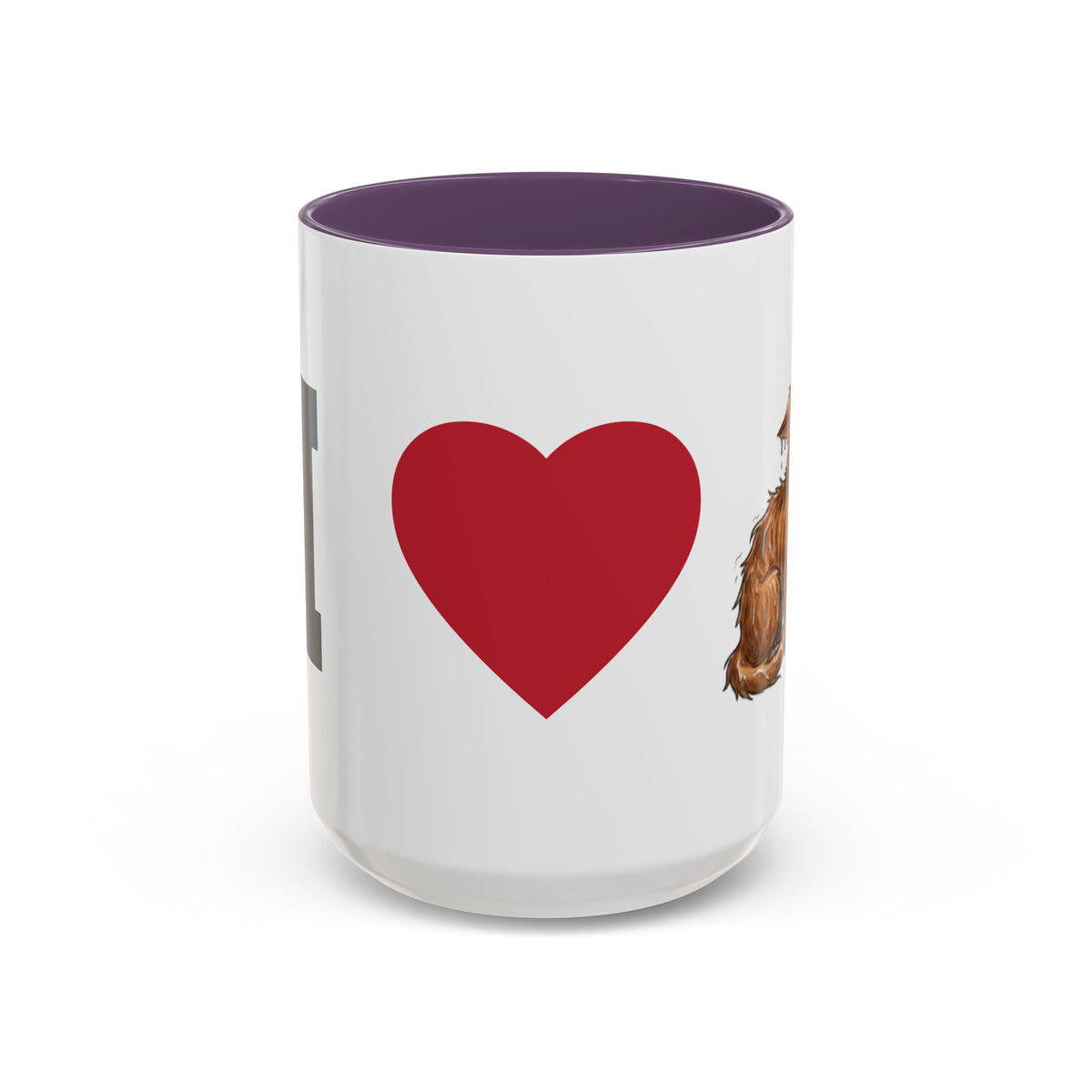 Coffee Mug — I Love Cats Heart Design (Accent 11oz or 15oz)