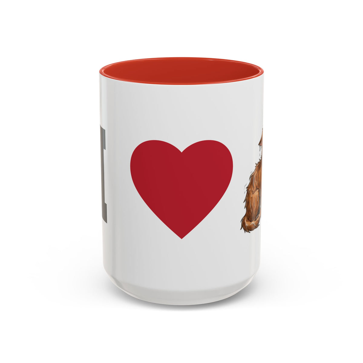Coffee Mug — I Love Cats Heart Design (Accent 11oz or 15oz)