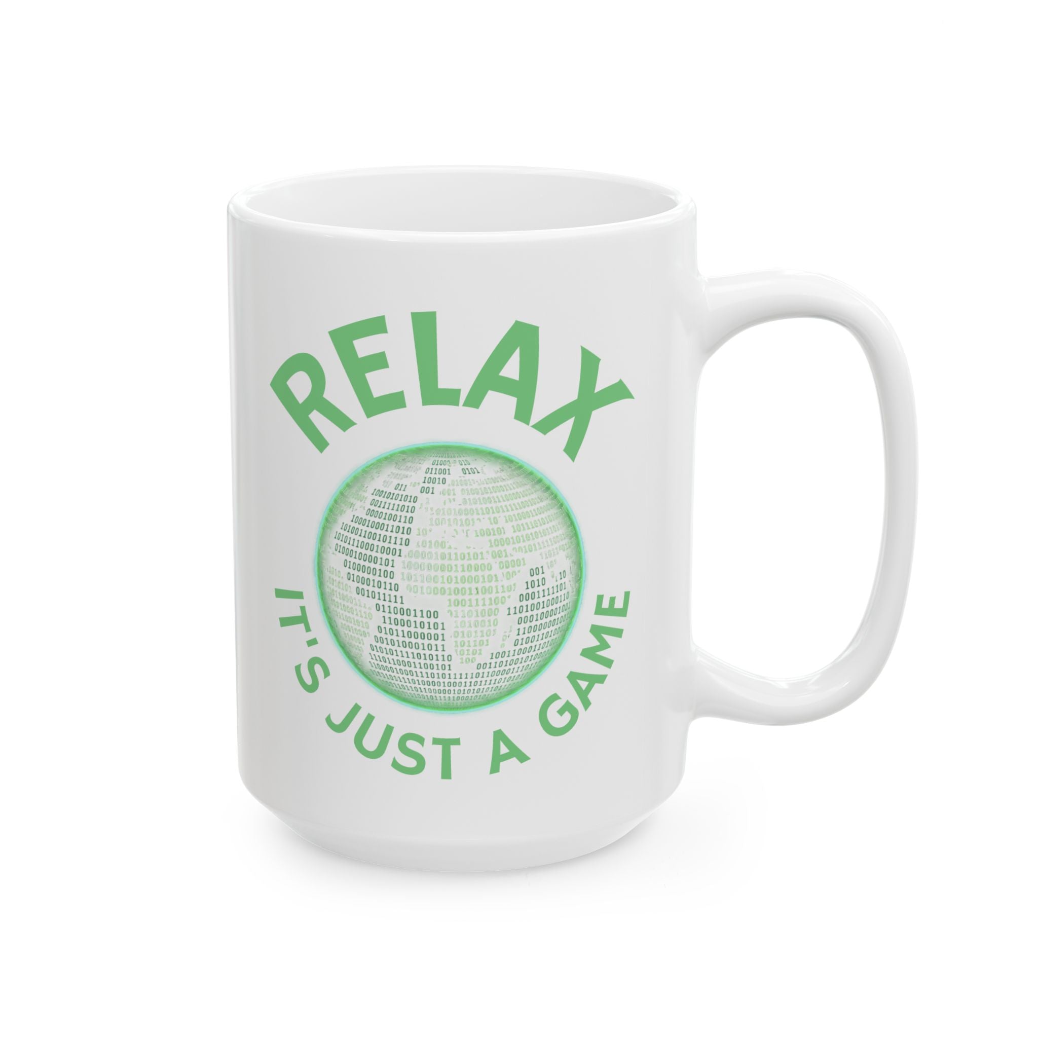 Relax, it's just a game Ceramic Coffee Mug (11oz & 15oz)