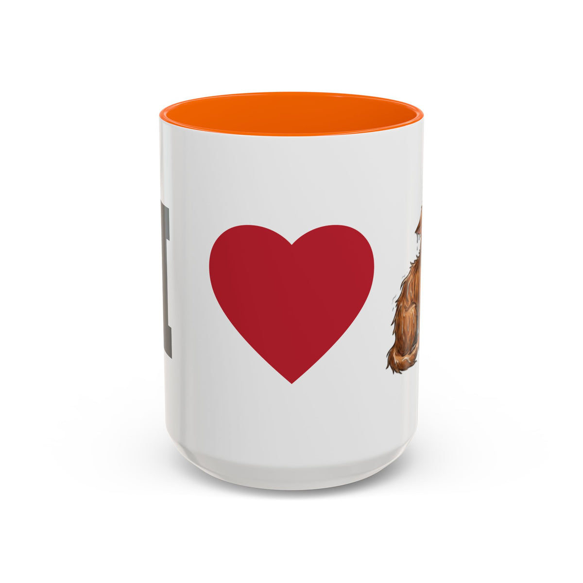 Coffee Mug — I Love Cats Heart Design (Accent 11oz or 15oz)