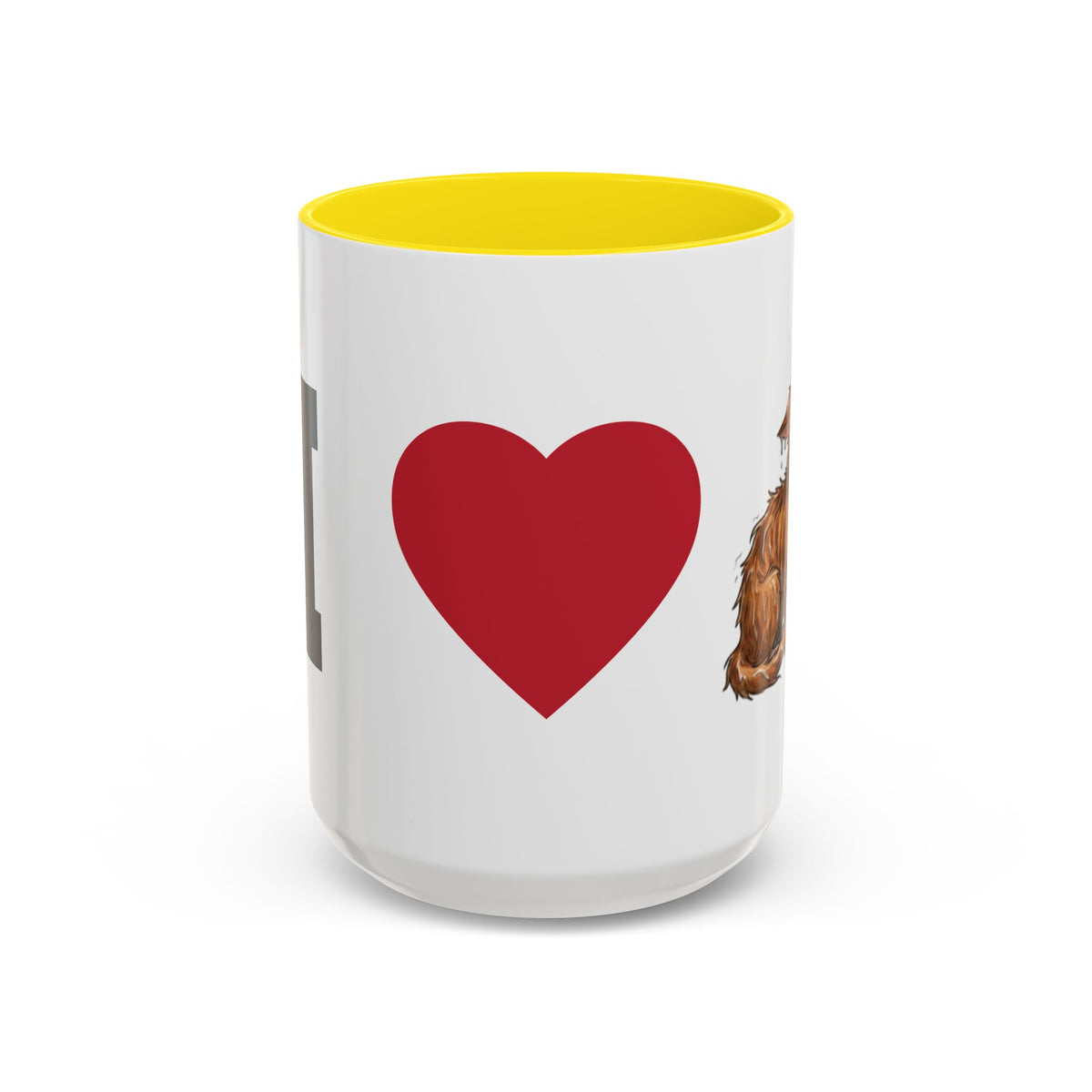 Coffee Mug — I Love Cats Heart Design (Accent 11oz or 15oz)