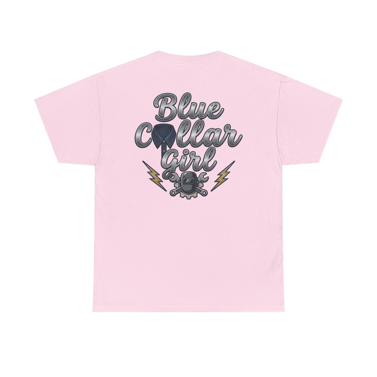 Blue Collar Girl T-Shirt — Vintage Mechanic Workwear Tee
