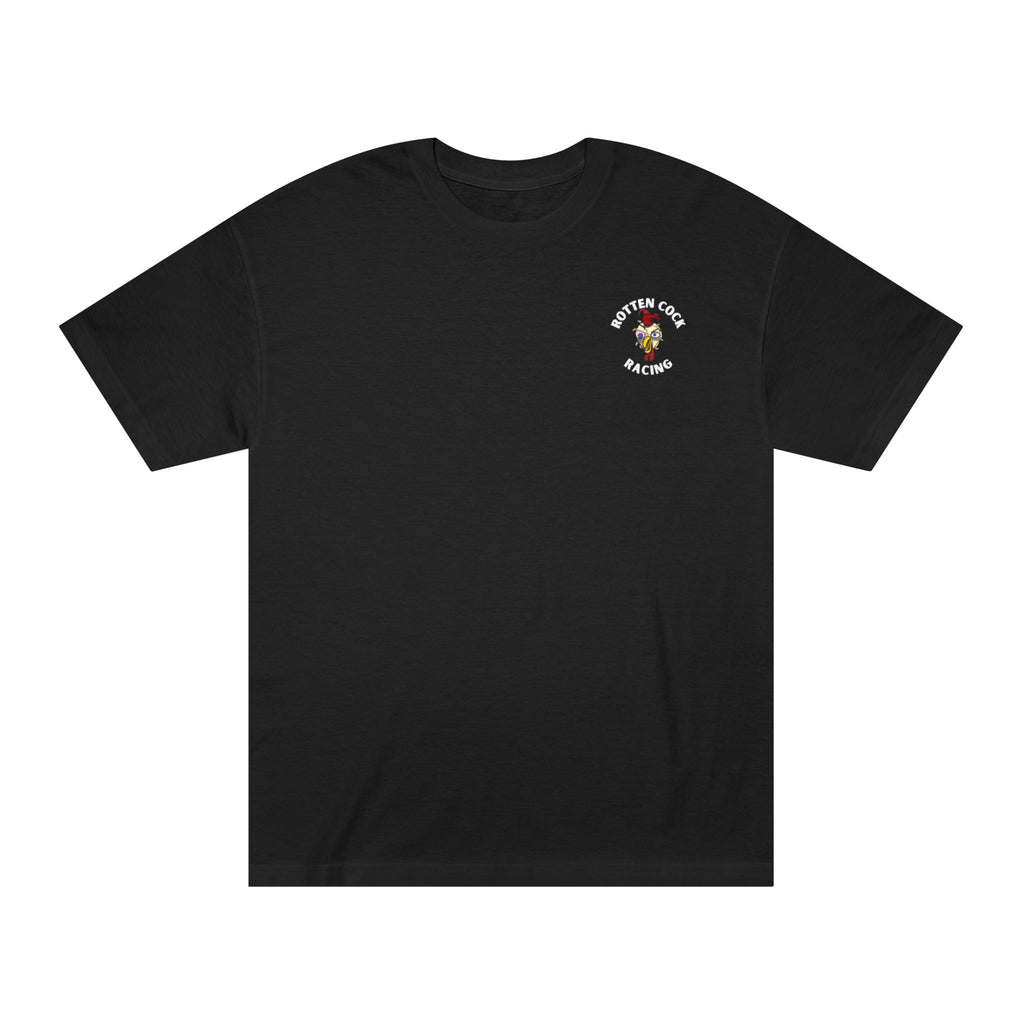 Rotten Cock Racing T‑Shirt — "Always Finish First" Racing Tee