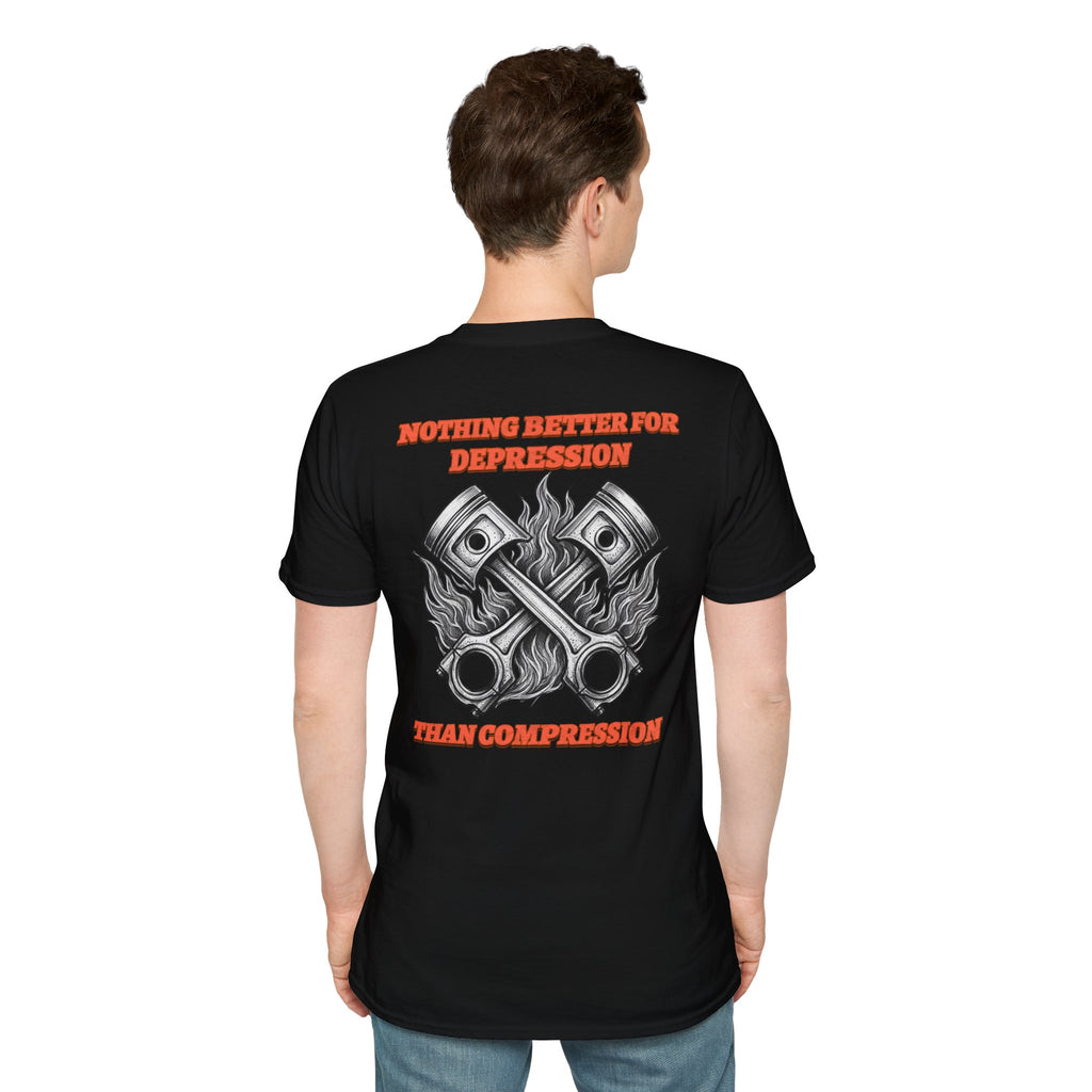 Nothing better for depression than compression Softstyle T-Shirt