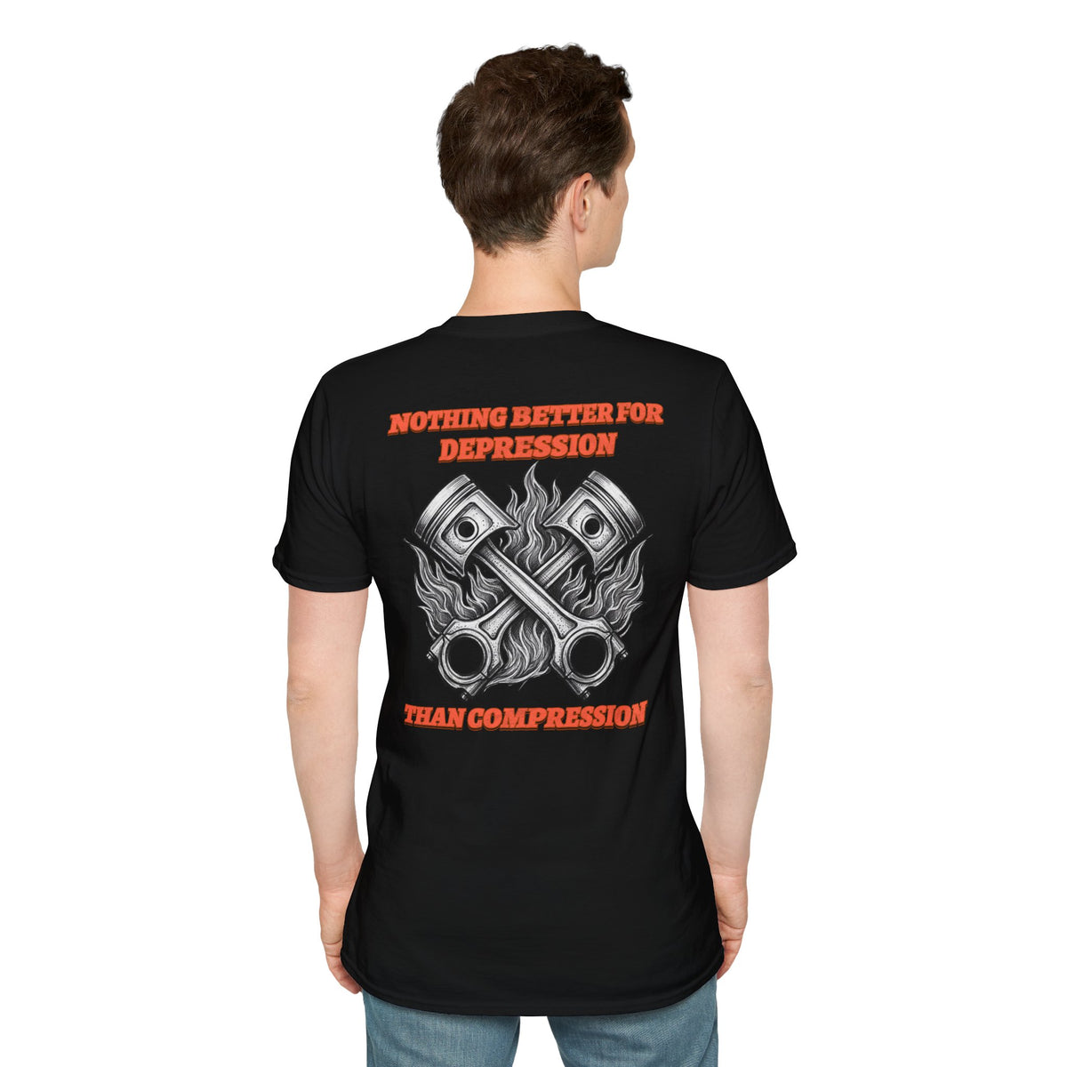 Nothing better for depression than compression Softstyle T-Shirt