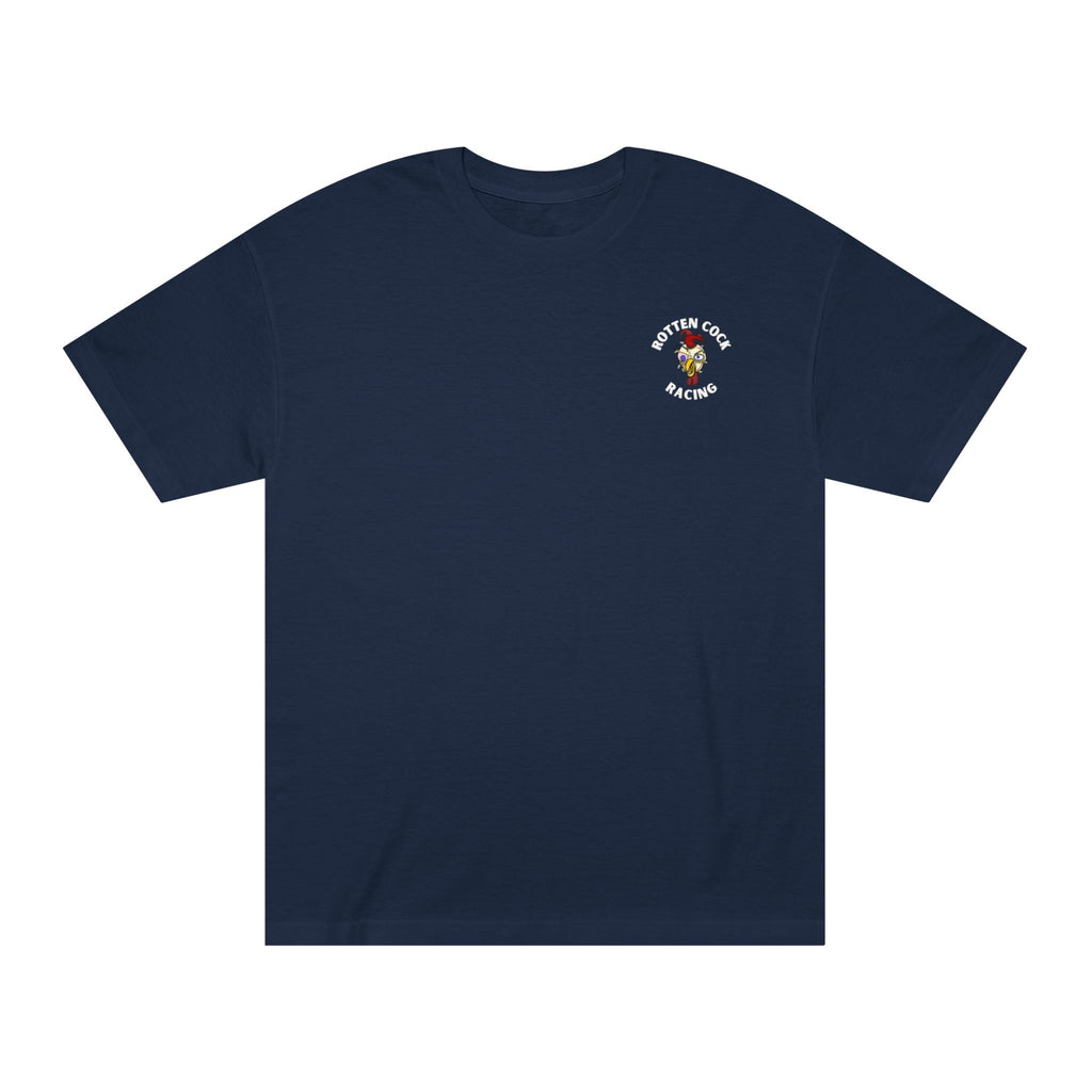 Rotten Cock Racing T‑Shirt — "Always Finish First" Racing Tee