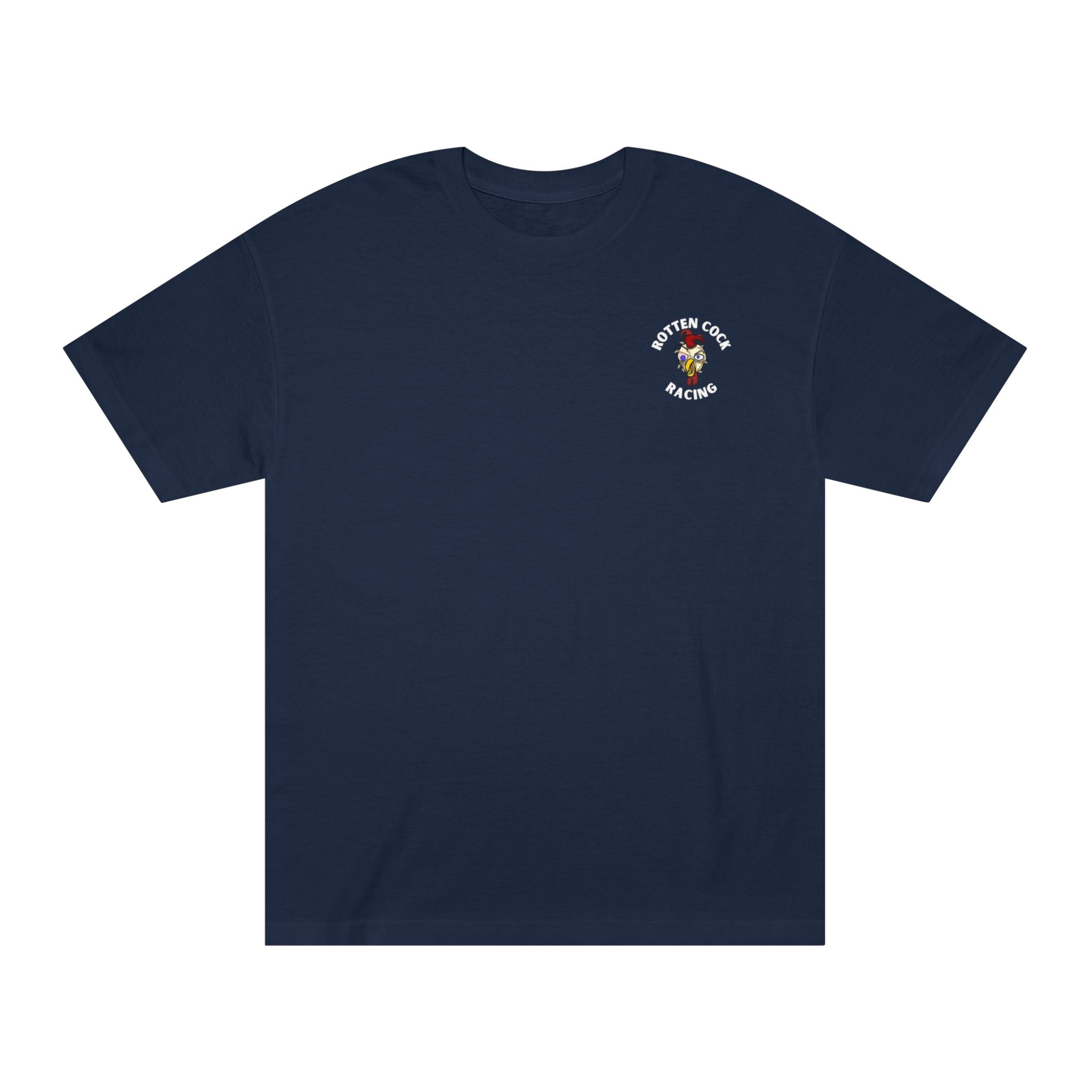 Rotten Cock Racing T‑Shirt — "Always Finish First" Racing Tee