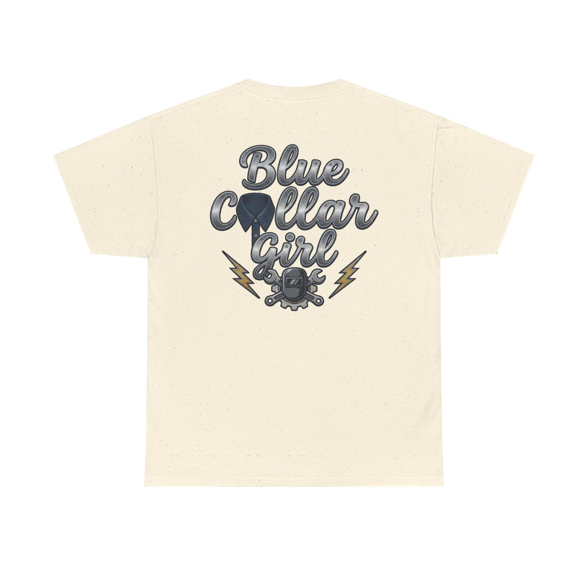 Blue Collar Girl T-Shirt — Vintage Mechanic Workwear Tee